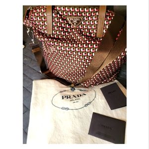 Authentic *PRADA* Convertible Tessuto Bag